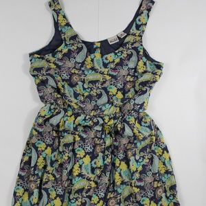 Mudd Sleeveless Cinched Waist Hi Lo Dress